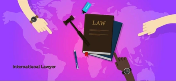 International lawyer advising a multinational business team on global legal compliance and cross-border regulations.